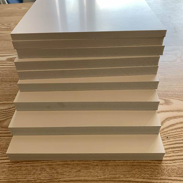 white PVC foam board